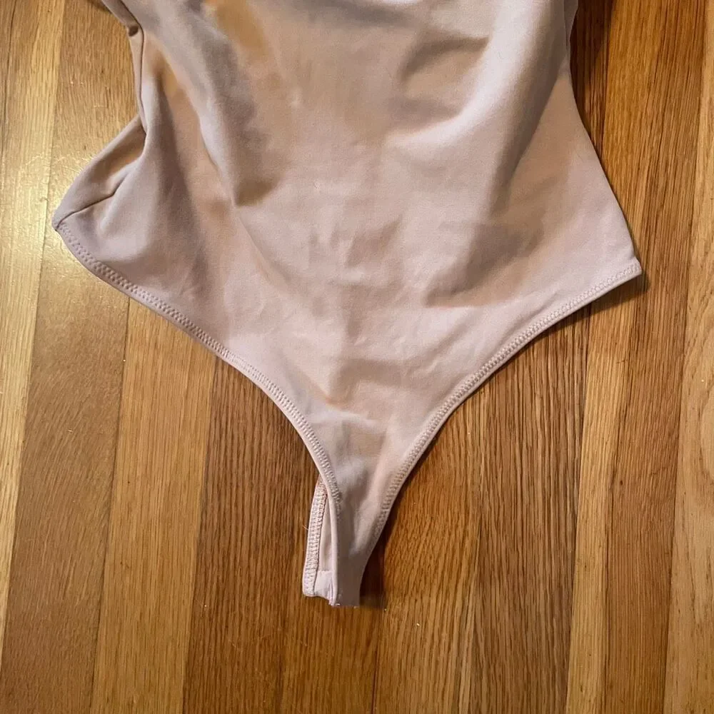 INTIMATELY FREE PEOPLE | haute wired bodysuit in light sand M $NWT 58 - Picture 5 of 10